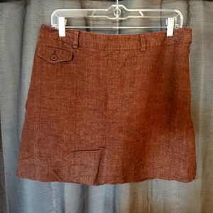 CUTTER & BUCK 100% LINEN Skort-Skirt